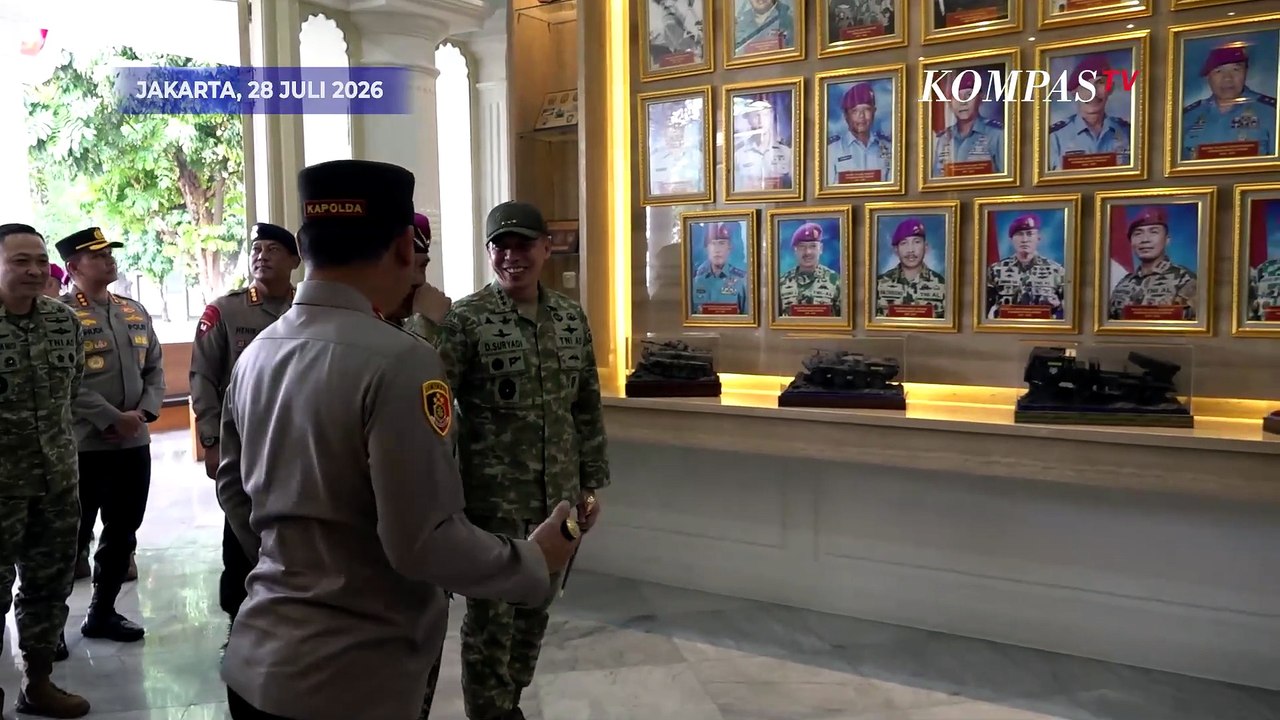 Sinergi TNI-Polri Kian Solid, Kapolda Metro Jaya dan Pangdam Jaya Kunjungi Pangkormar