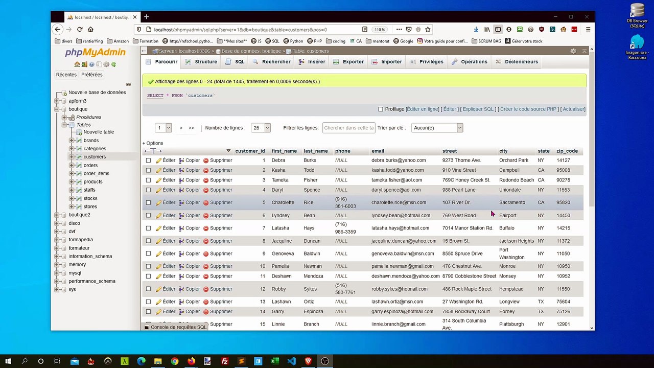 sql-comparaison avec null