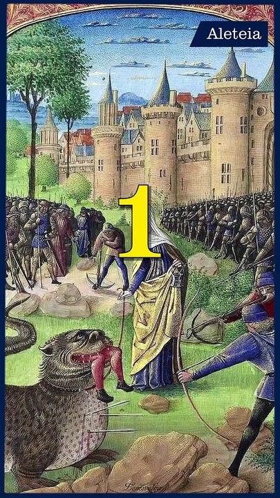Sainte Marthe combat la Tarasque