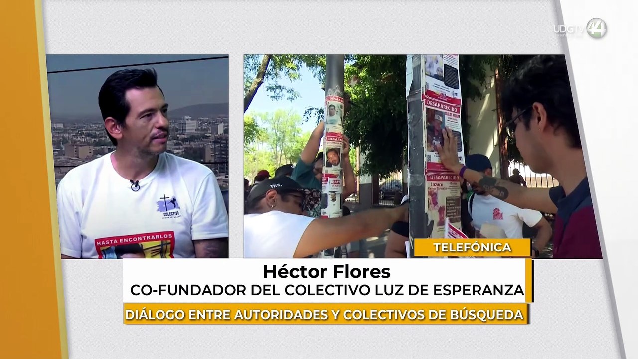 Héctor Flores habla sobre el diálogo entre autoridades y colectivos de búsqueda