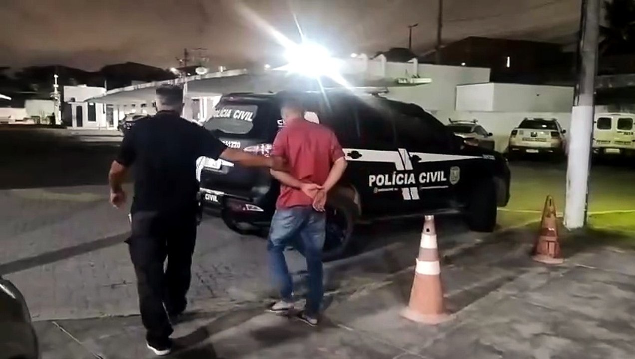 Veja momento da prisão em flagrante de homem acusado de perseguir ex-namorada