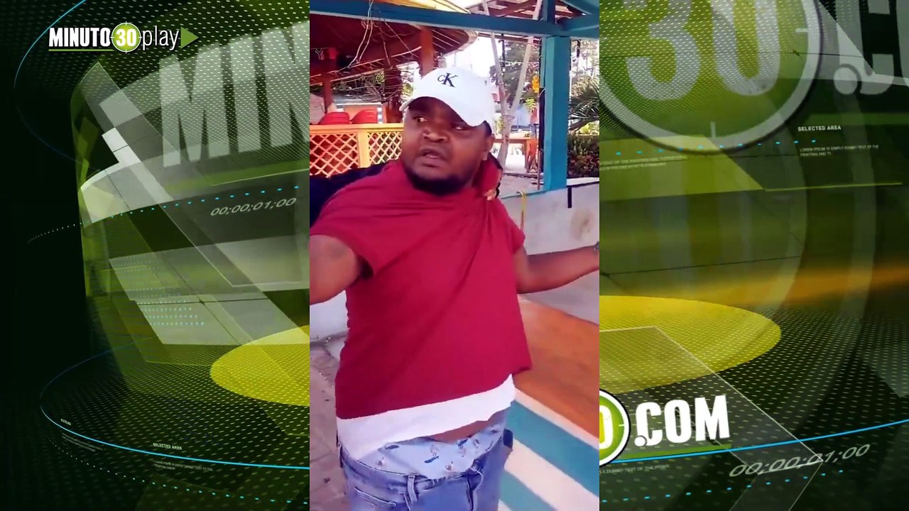 Tras de gordo, hinchado este ladrón cogió a cantaleta a su víctima que porque lo iba a denunciar