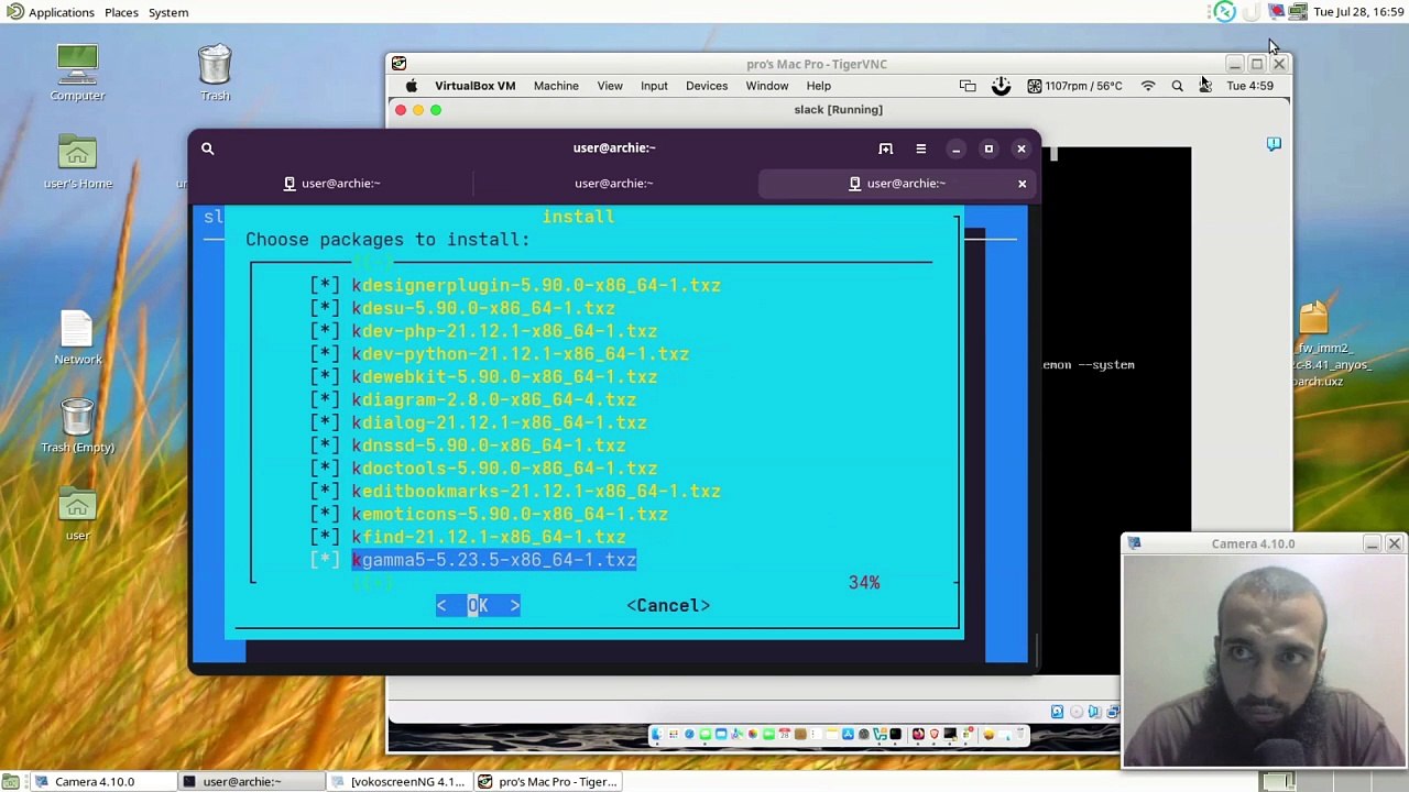 Kernel upgrade on slackware (includes initrd & lilo menu generation)
