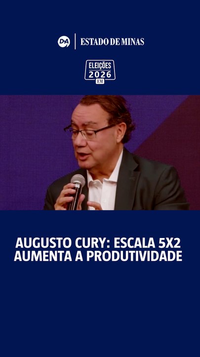 Augusto Cury: "A escala 5x2 é importante para aumentar a produtividade"