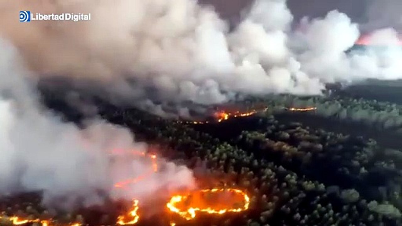Despliegue masivo en Gironda (Francia) para controlar el fuego