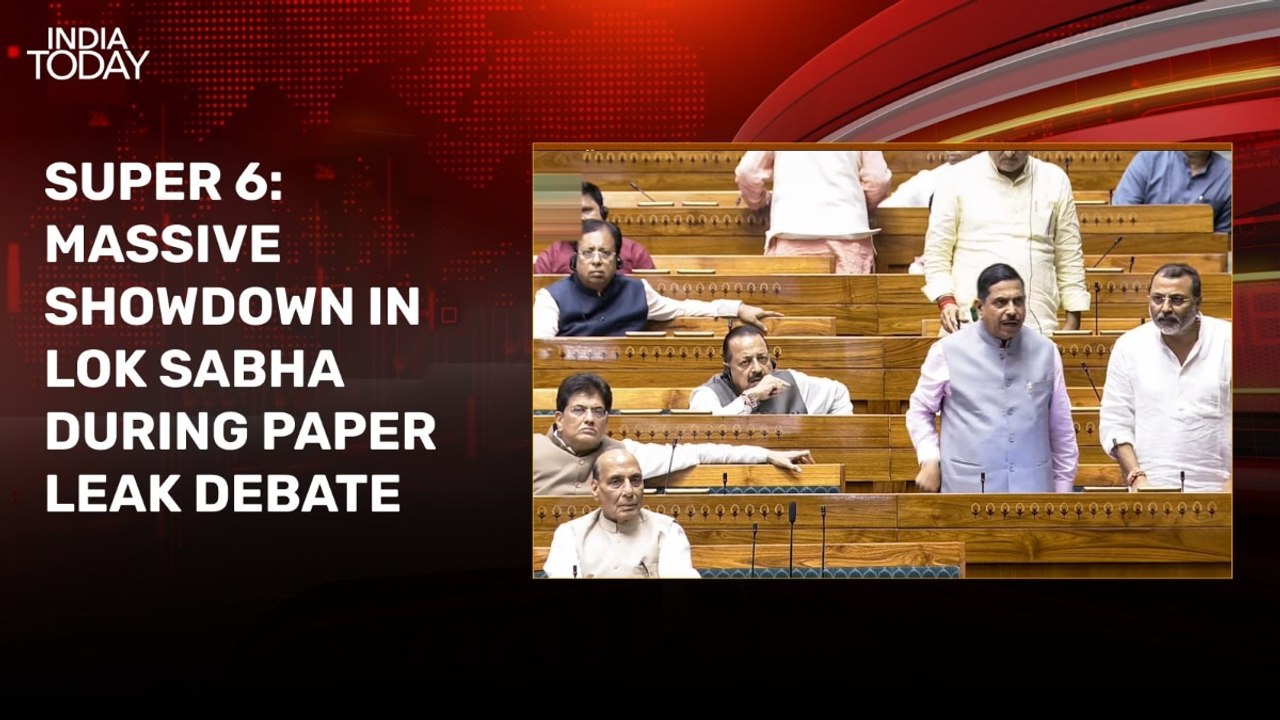 Govt-Congress showdown in Lok Sabha during marathon anti-paper leak debate