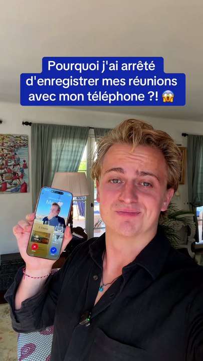 Pourquoi j'ai arrêté d'enregistrer mes réunions avec mon téléphone ?! 😱