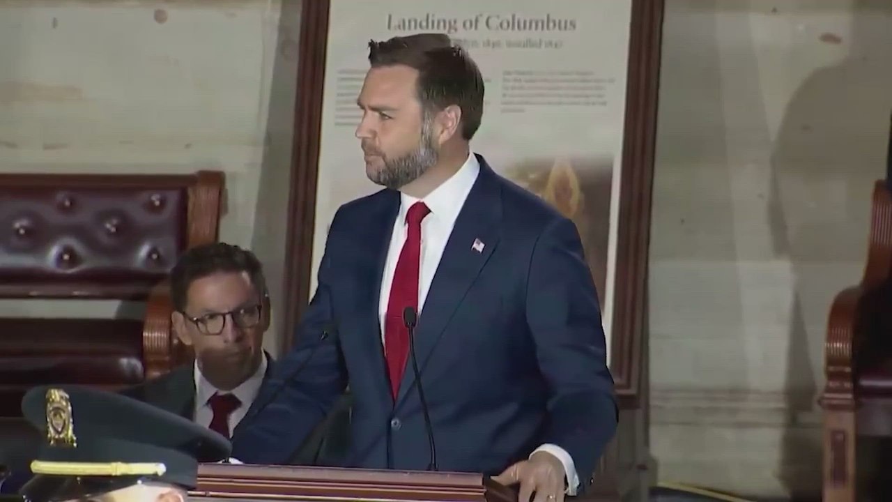 JD Vance speech at conference press