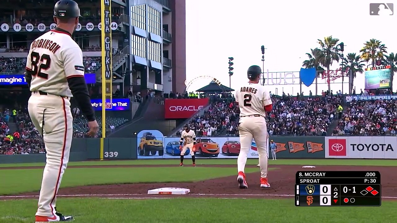 2026 SF Giants: Brewers @ Giants (7/27/26)