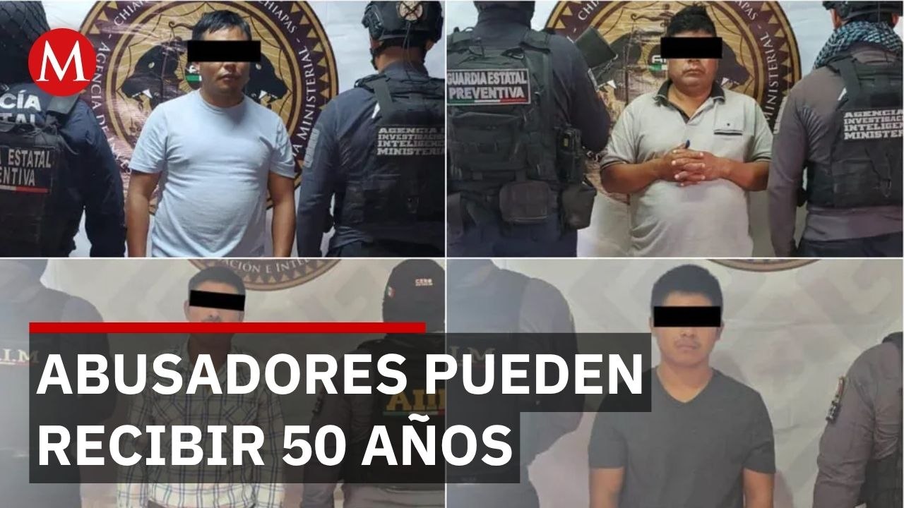 Detienen a cuatro personas por abuso sexual a menor en Chiapas que fue grabado y compartido