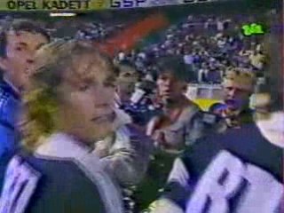 Claude Bez - Interview finale coupe de France 1987