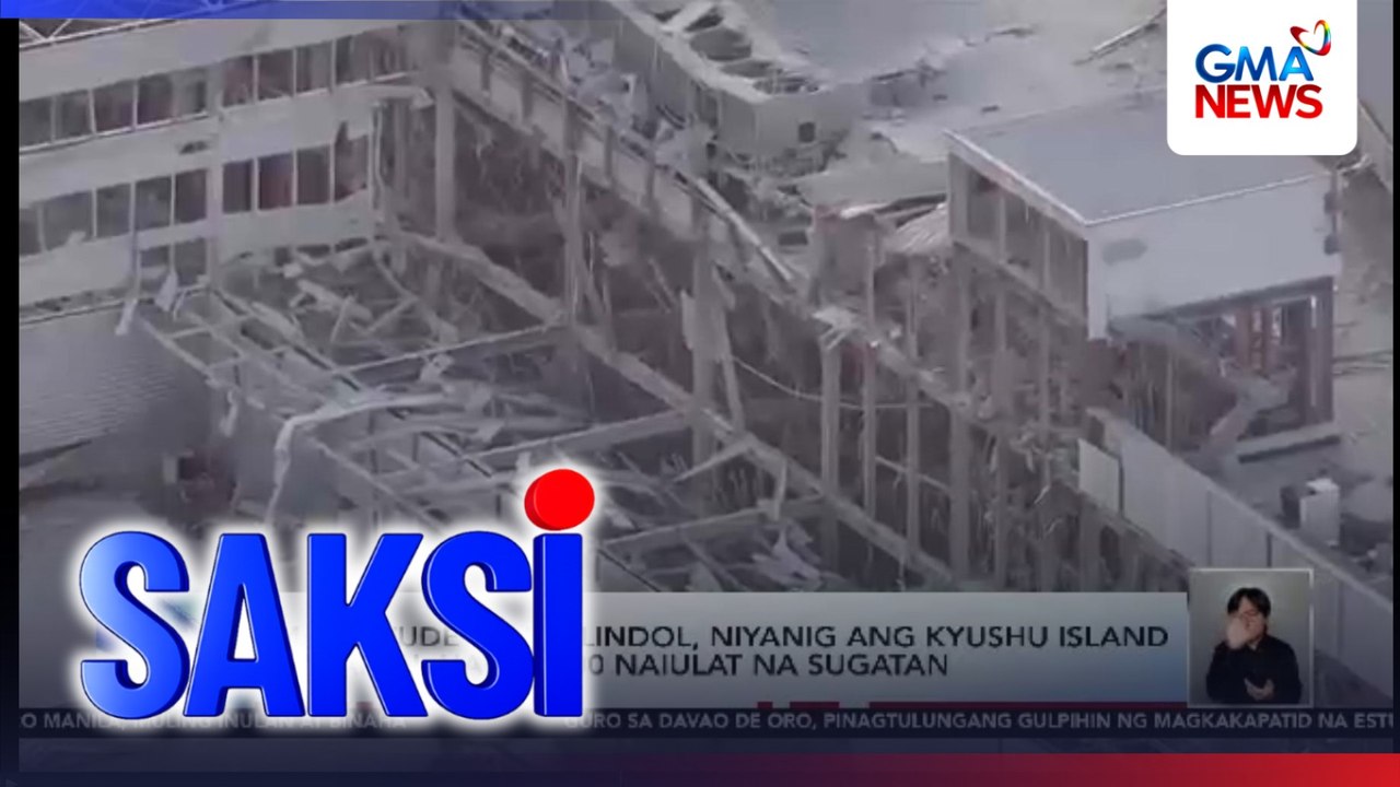 Magnitude 7.1 na lindol, niyanig ang Kyushu Island sa Japan; halos 100 naiulat na sugatan | Saksi