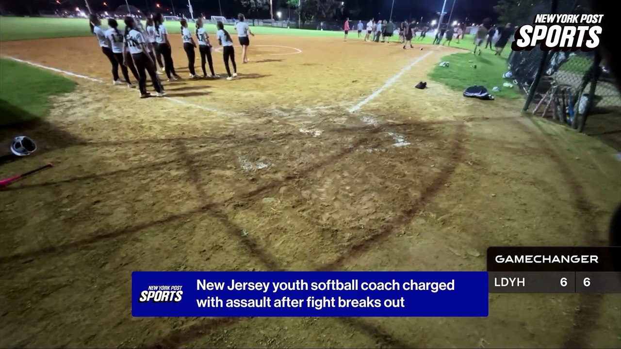 NJ youth softball coaches fight in handshake line as one gets charged with assault