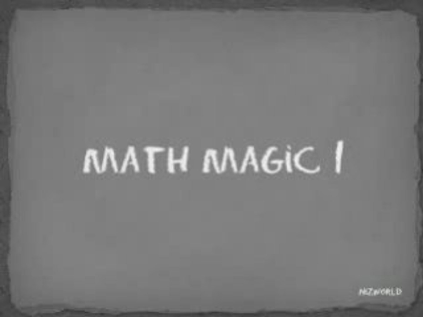 Math Magic 1