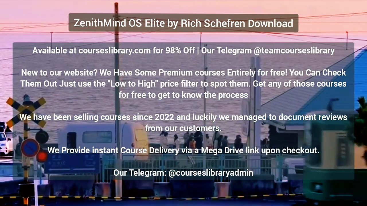 ZenithMind OS Elite by Rich Schefren Download