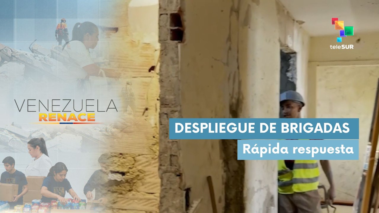 Gobierno venezolano atiende afectaciones en edificios tras terremotos