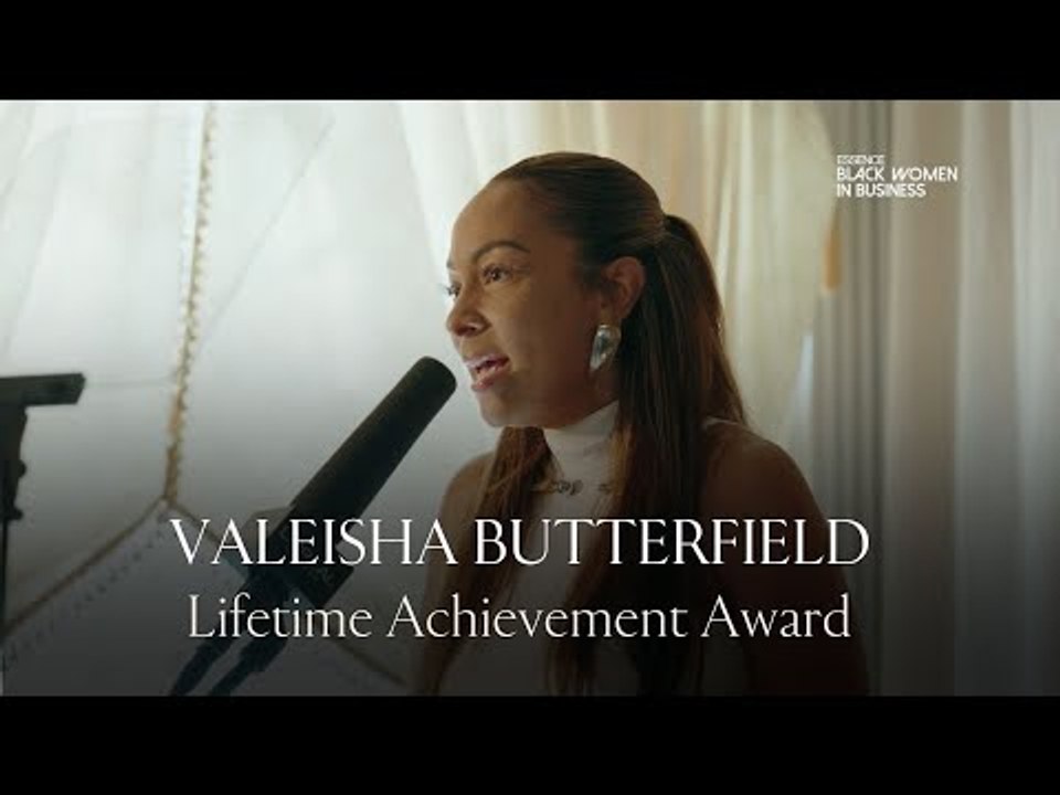 Valeisha Butterfield Receives the Change Agent Award | ESSENCE Black Women in Business 2025