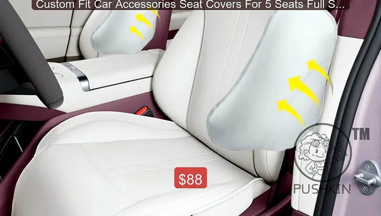 Custom Fit Car Accessories Seat Covers For 5 Seats Full Set To... -- Hot Deal 2026 | Limited Offer!