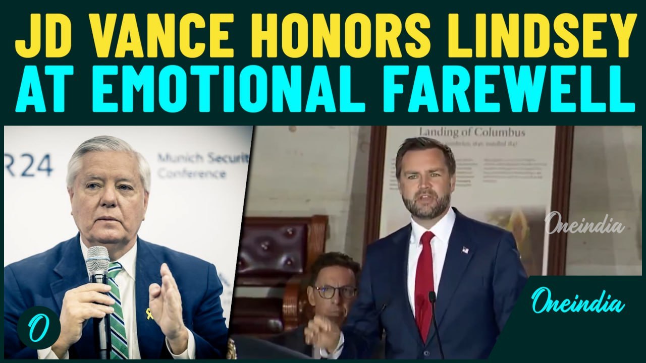JD Vance Pays Emotional Tribute to Lindsey Graham; Recalls First Meeting With U.S Senator | U.S News