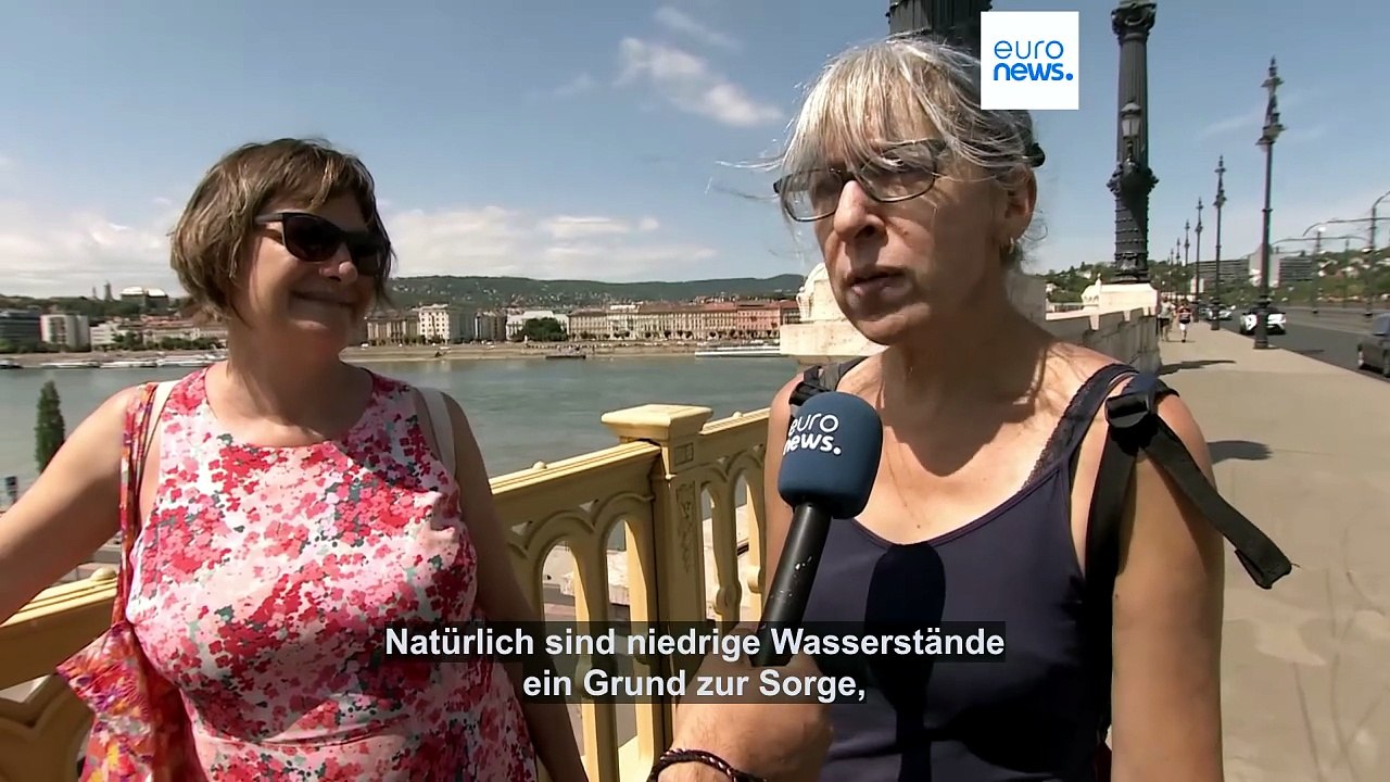 Rekord-Niedrigwasser der Donau legt in Ungarn Wrack aus dem Zweiten Weltkrieg frei