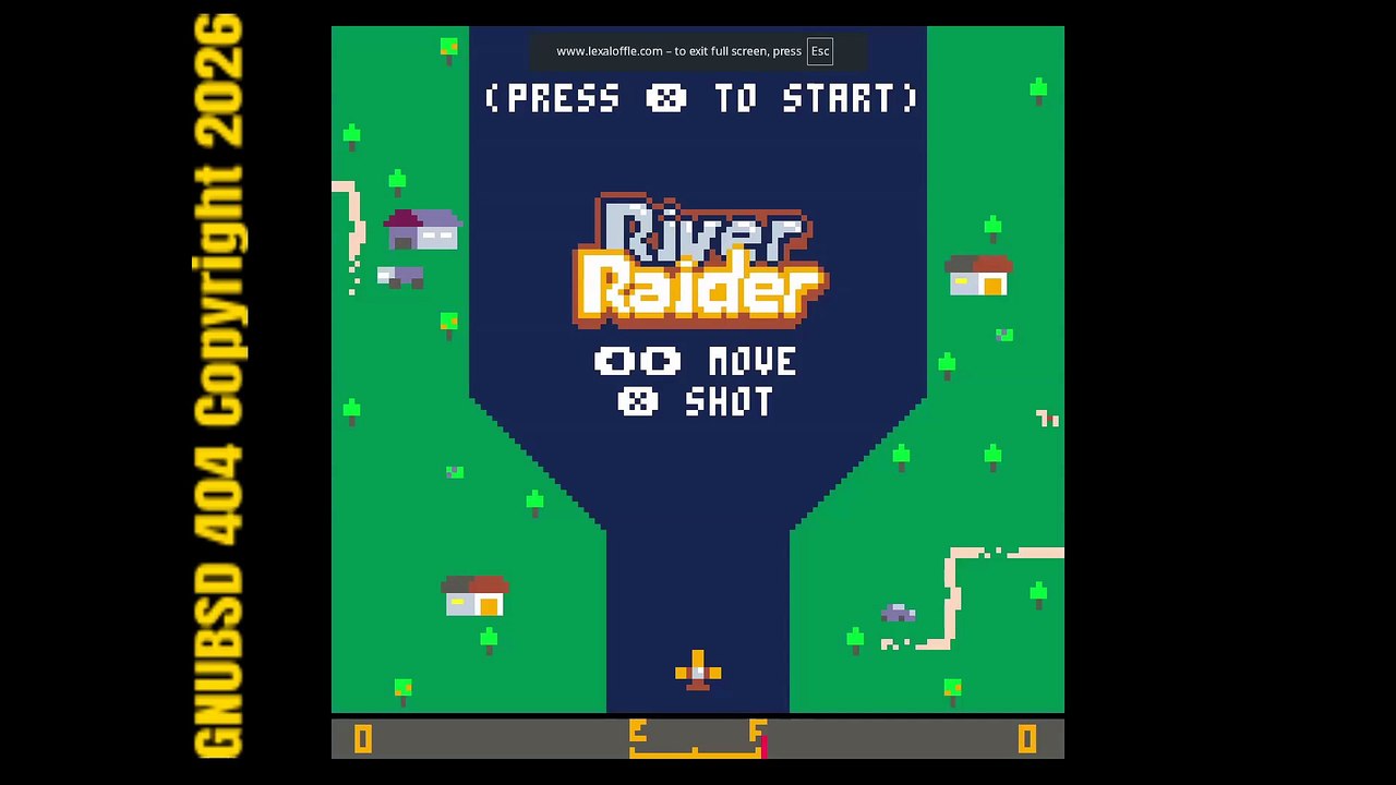 GNUBSD404 Short N185 River Raider (Linux/Web/Pico)
