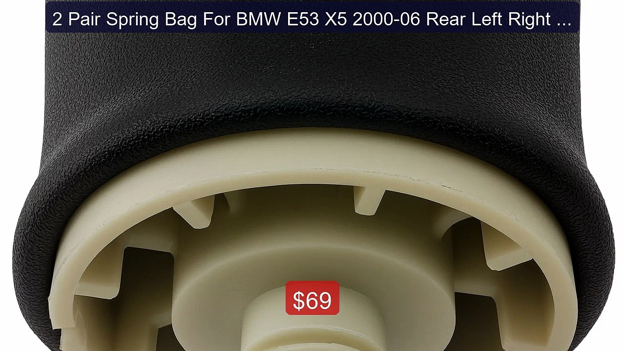 2 Pair Spring Bag For BMW E53 X5 2000-06 Rear Left Right Air ... -- Amazing Value 2026 | Must Have!