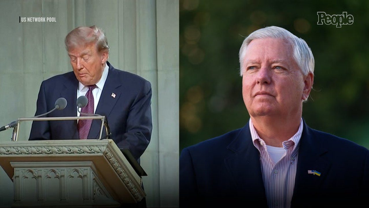 Trump Disagrees with His Own Eulogy for Lindsey Graham After Reading Line That ‘Virtually Everyone’ Liked Him