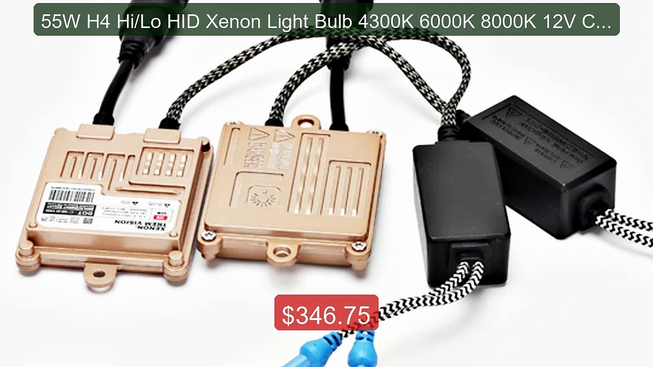 55W H4 Hi/Lo HID Xenon Light Bulb 4300K 6000K 8000K 12V Car Auto Bi... -- Top Rated 2026 | Buy Now!