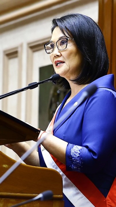 El discurso de Keiko Fujimori tras convertirse en presidenta