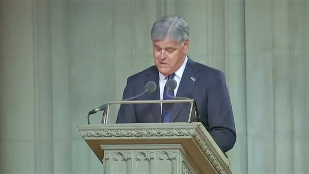 Sean Hannity suggests Lindsey Graham may have a Mar-a-lago and ballroom in heaven during eulogy