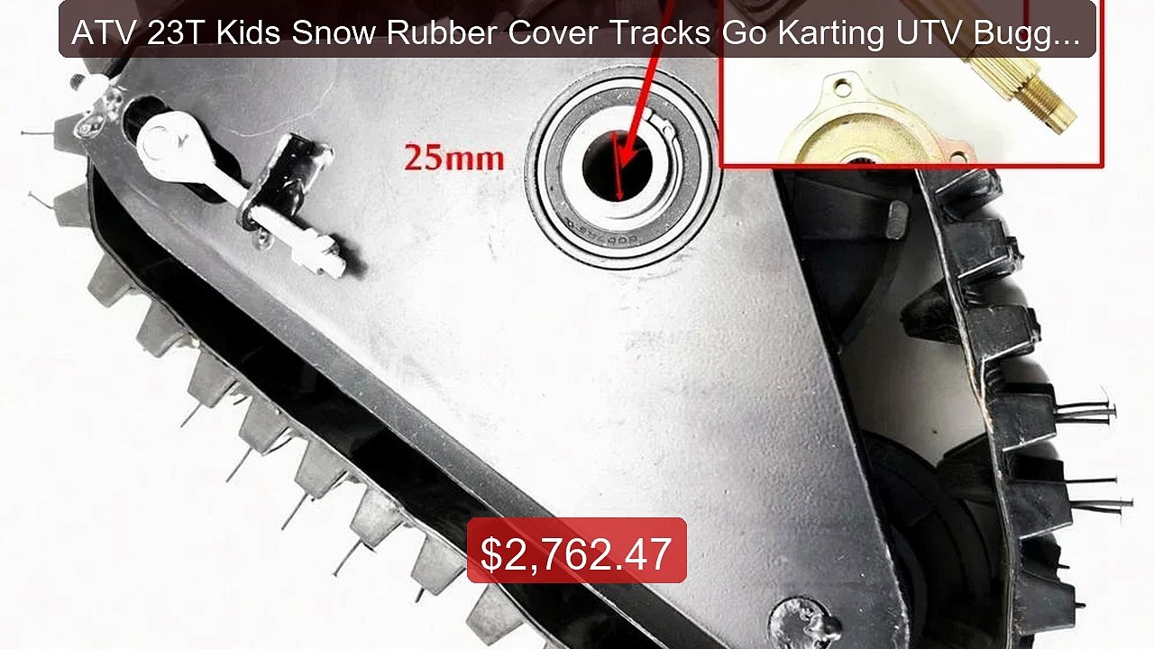 ATV 23T Kids Snow Rubber Cover Tracks Go Karting UTV Buggy Qua... -- Hot Deal 2026 | Limited Offer!