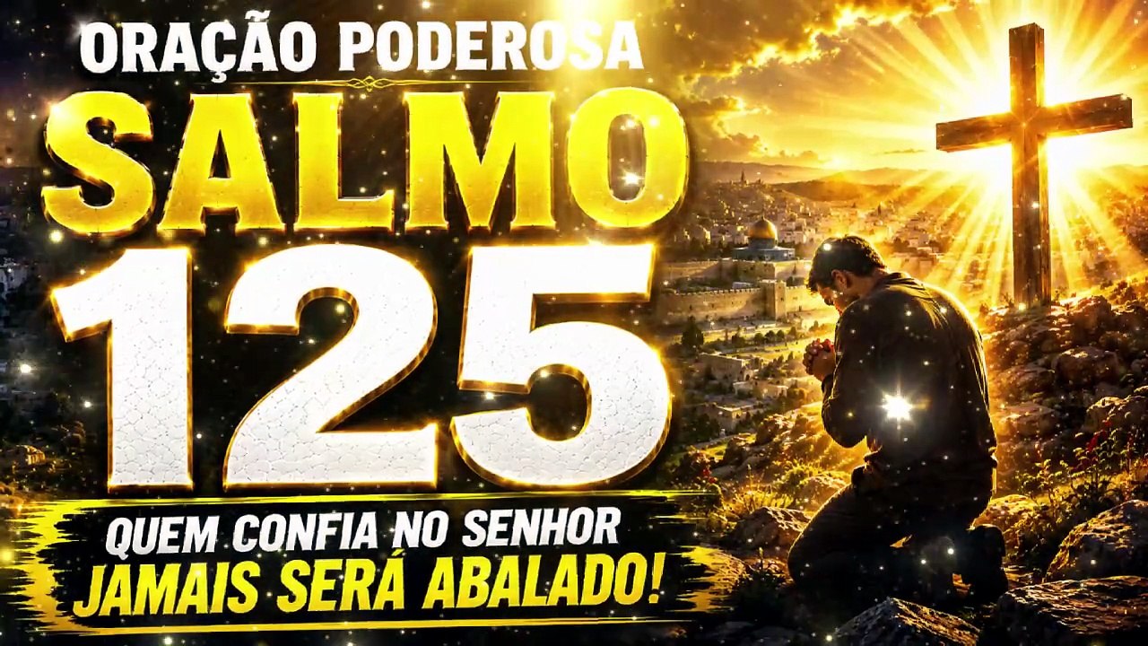 🏔️🛡️ ORAÇÃO DO SALMO 125 | Monte Sião • Senhor Rodeia Em Derredor • Declare Agora