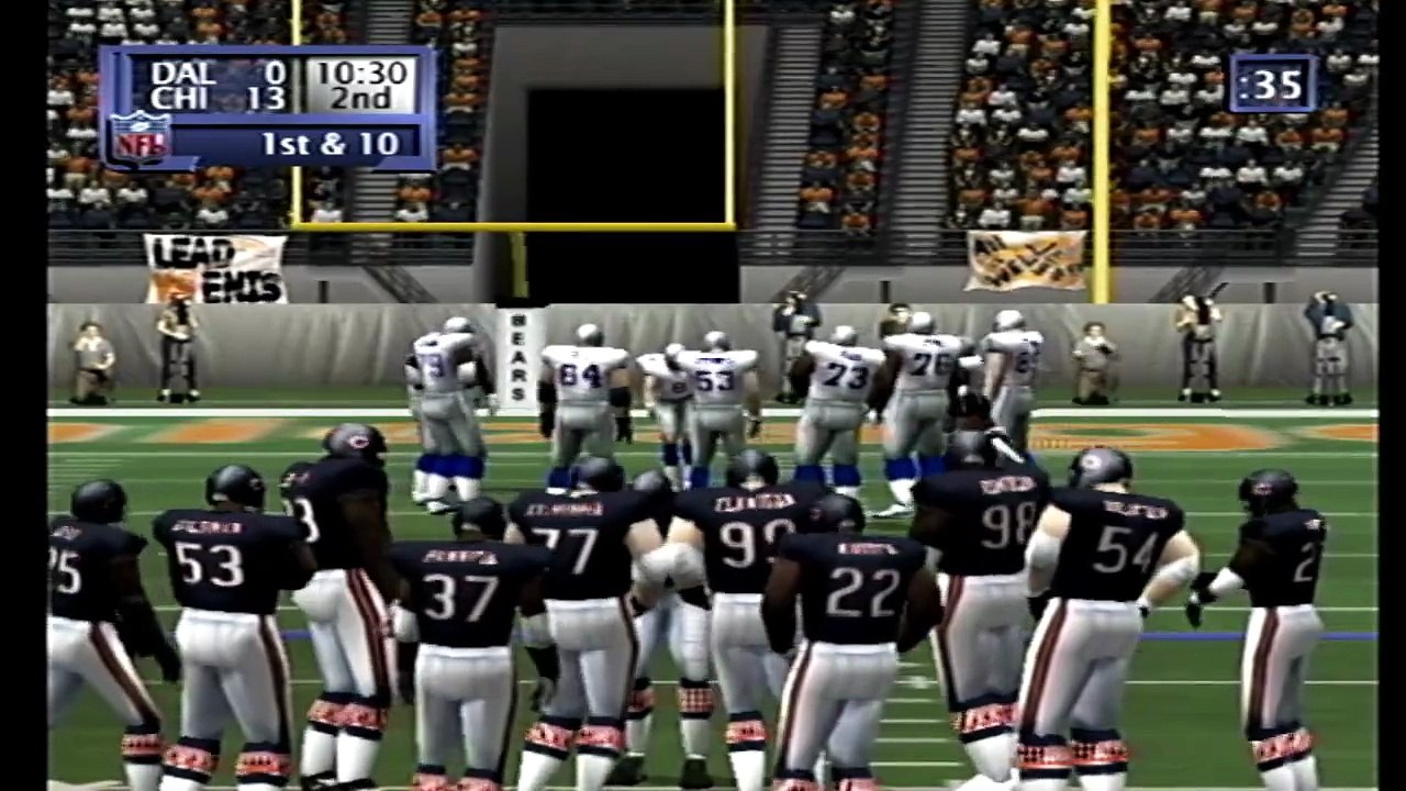 NFL 2K1 Bears vs Cowboys