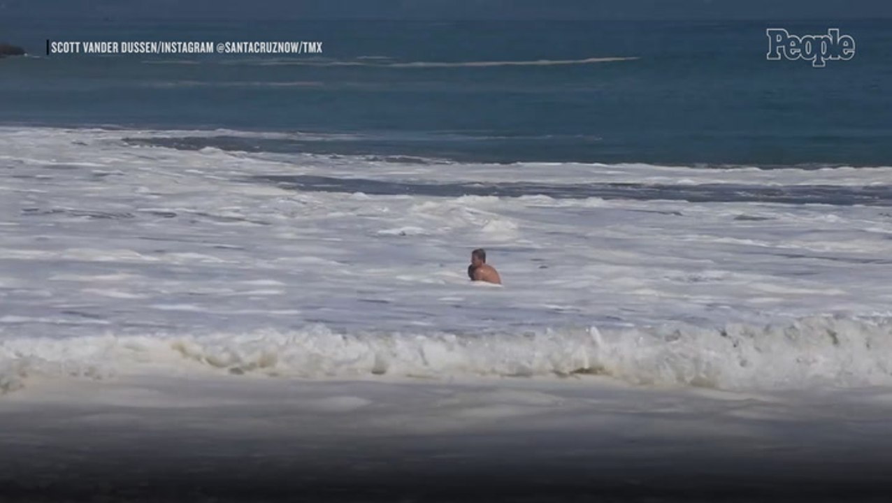 16-Year-Old Lifeguard Saves Child from Dangerous Rip Tide in Harrowing Santa Cruz Rescue Caught on Camera
