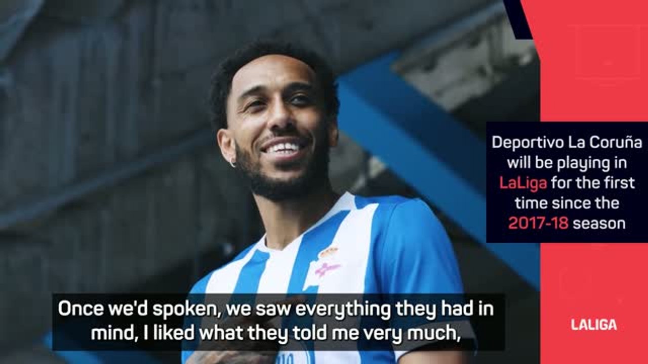 Veteran Aubameyang eager to help Depor re-establish themselves in LaLiga