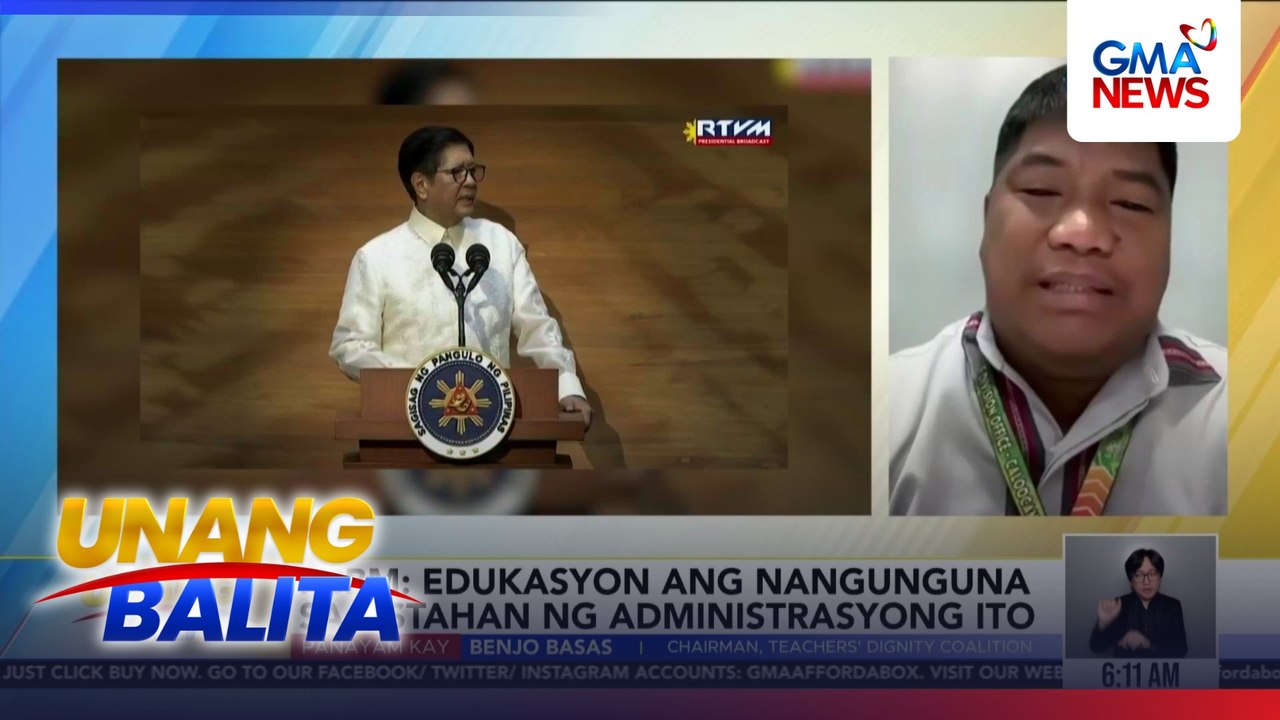 Panayam kay Benjo Basas, Chairman, Teachers' Dignity Coalition (July 29, 2026) | Unang Balita