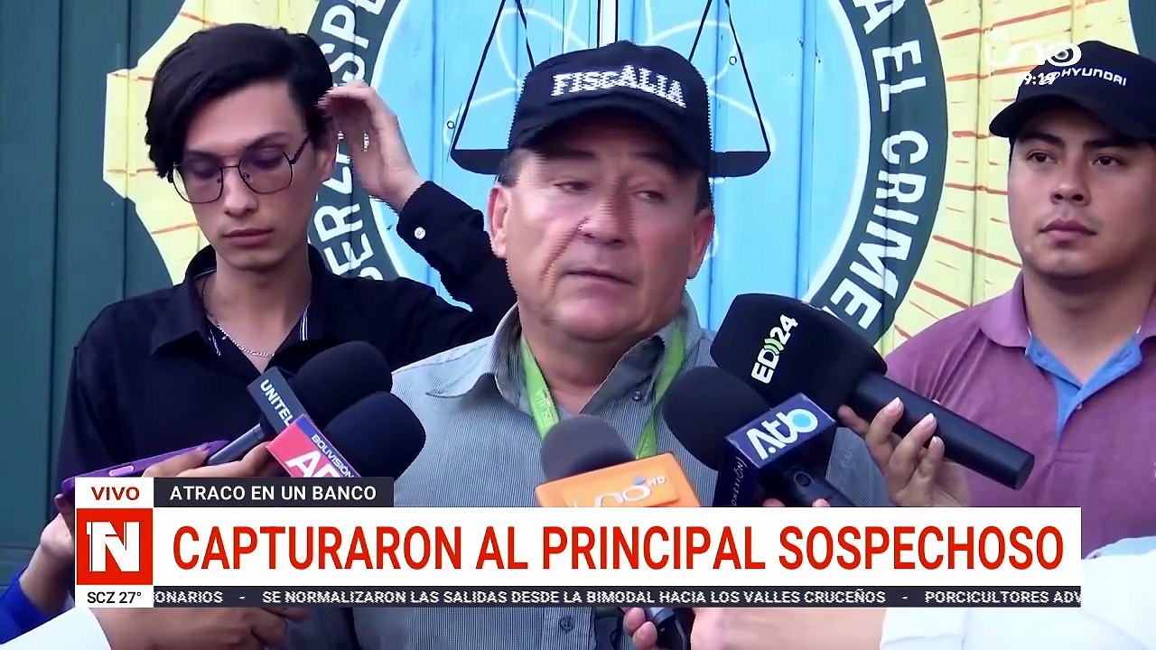 CAPTURAN AL PRINCIPAL SOSPECHOSO DE 4TRACO A UN BANCO