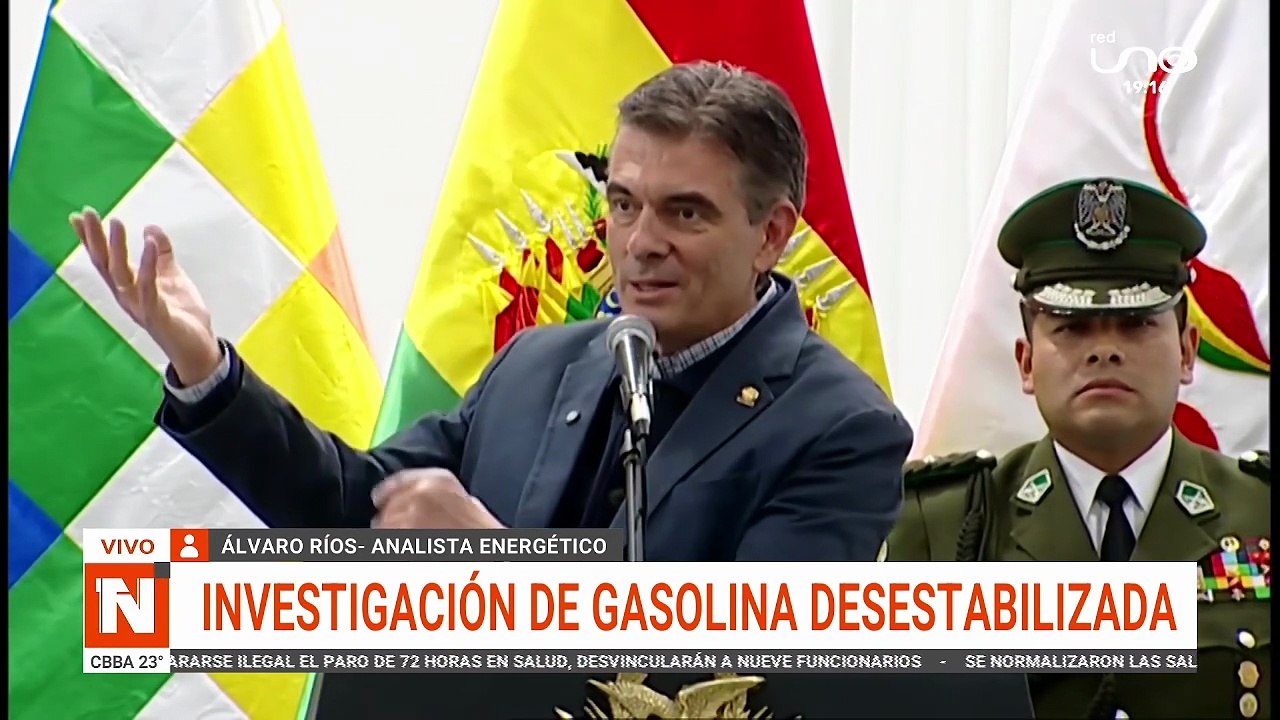 ÁLVARO RÍOS SOBRE GASOLINA DESESTABILIZADA