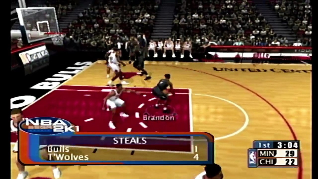 NBA 2K1 Bulls vs Timberwolves