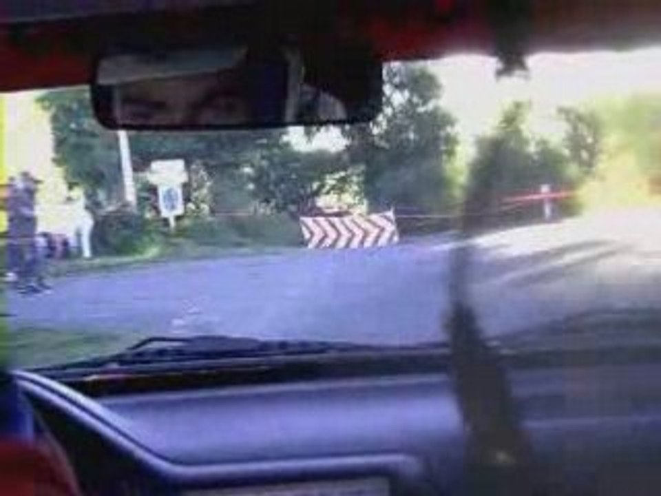 Rallye du rouergue 2008 Es3 cameras embarquée