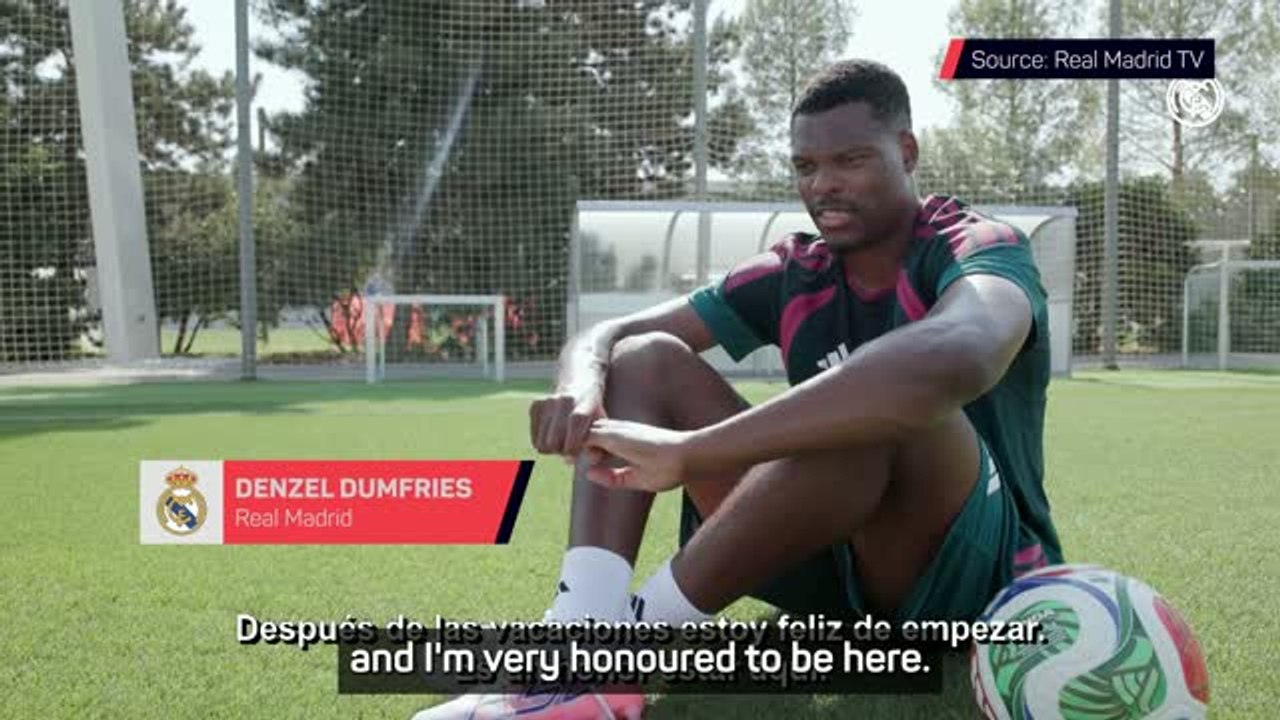 Dumfries 'honoured' to join Real Madrid
