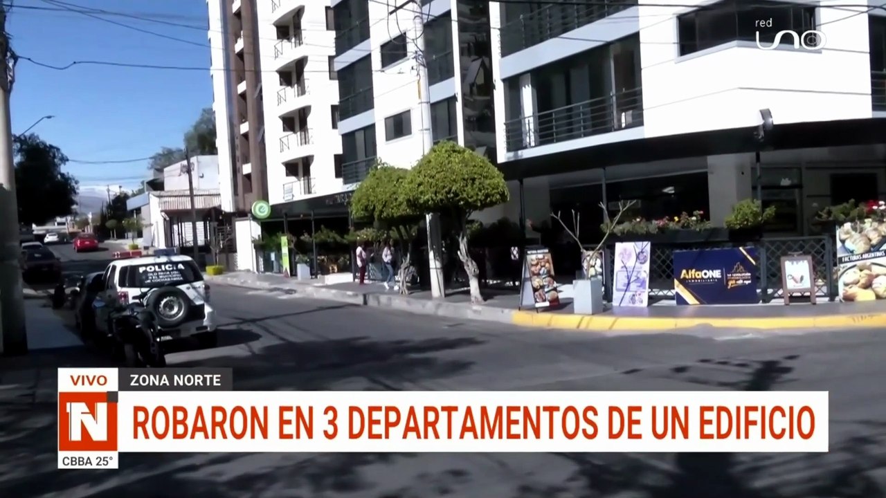 ROBO A TRES DEPARTAMENTOS CBBA
