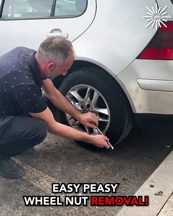 DIY hack when your wheel nut is stuck