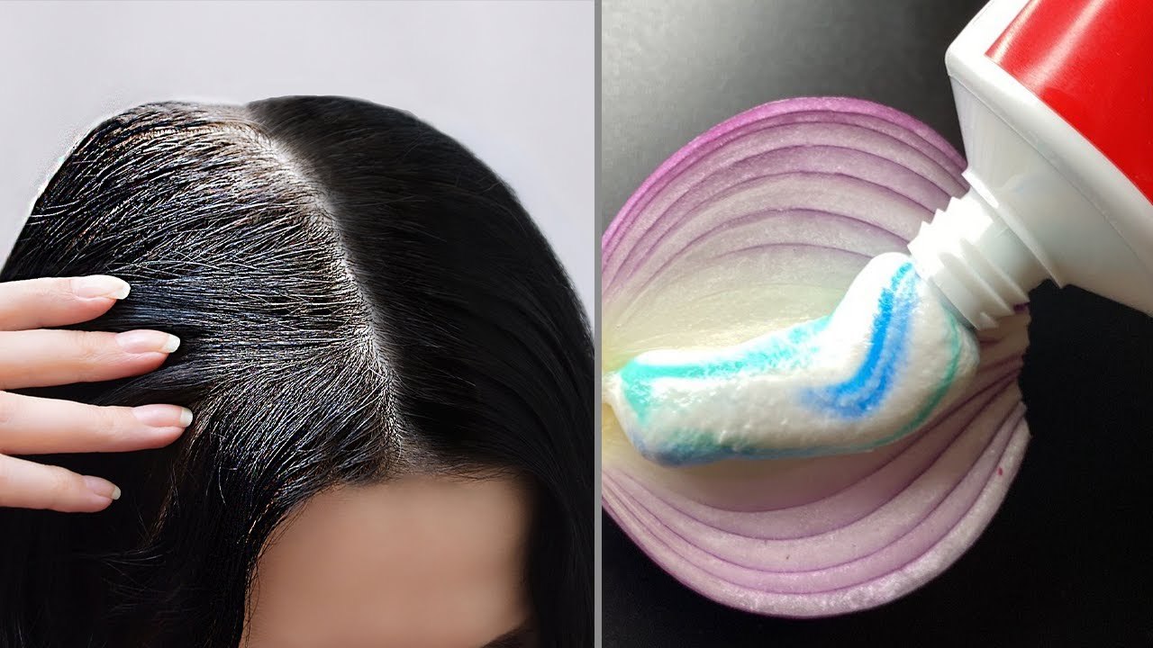 Weißes Haar zu schwarzem Haar natürlich in nur 4 Minuten dauerhaft! 100% funktioniert!