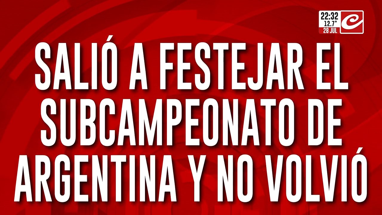 ¿Dónde está Franco?: salió a festejar el subcampeonato de Argentina y no volvio