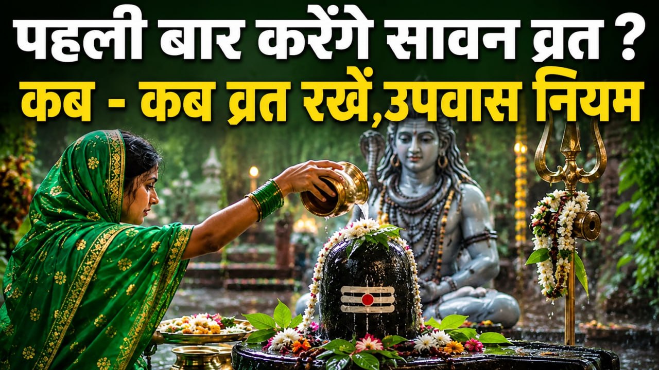 Sawan Fasting Rules 2026: पहली बार सावन में करेंगी व्रत,कब और कितने उपवास करें,नियम ?
