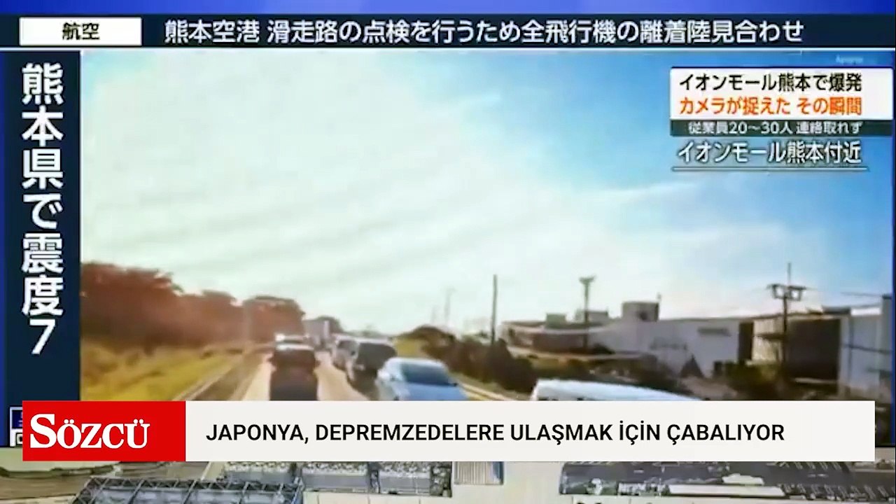Japonya'da depremzedelere ulaşmak için yarış başladı