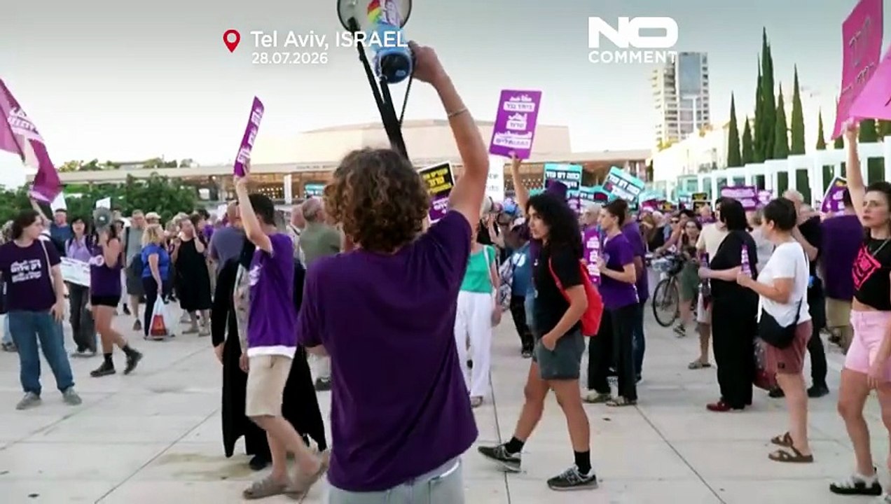 Manifestantes israelíes marchan en Tel Aviv contra la violencia de colonos en Cisjordania