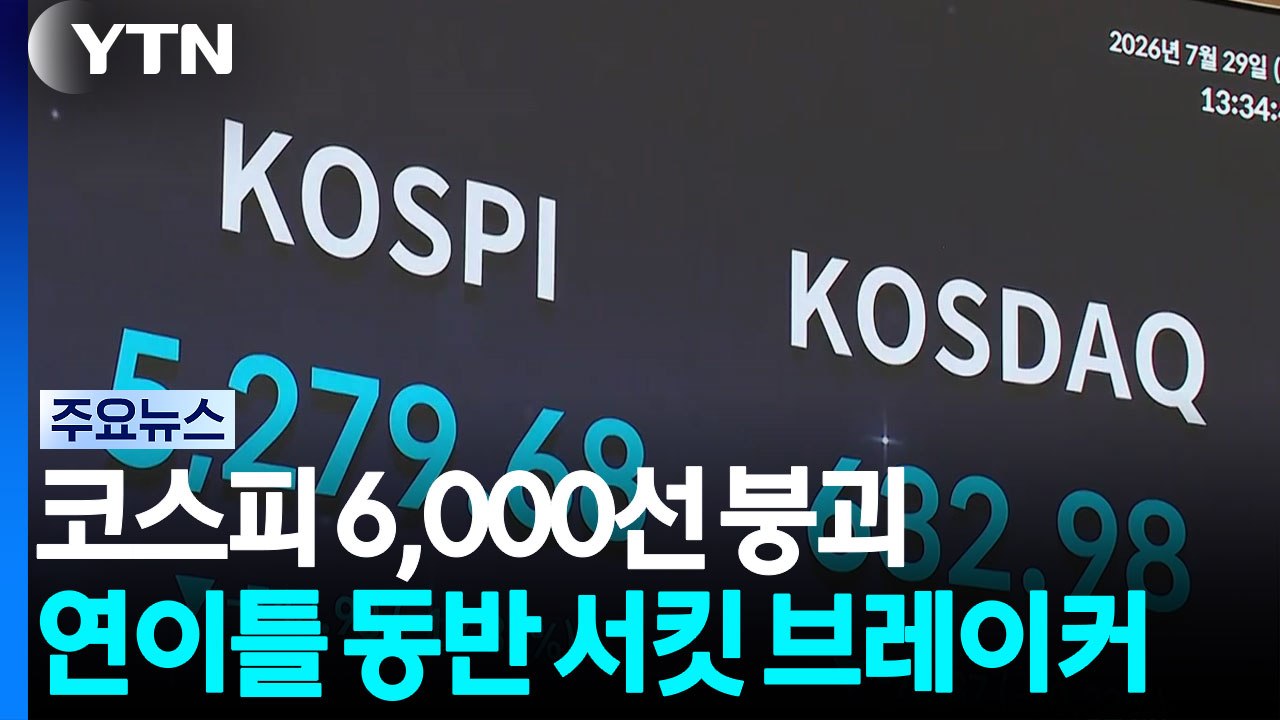 코스피 6,000선 붕괴...연이틀 동반 서킷 브레이커 / YTN
