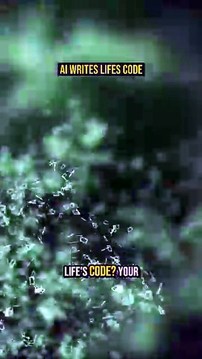 AI writes life's code? 🤯